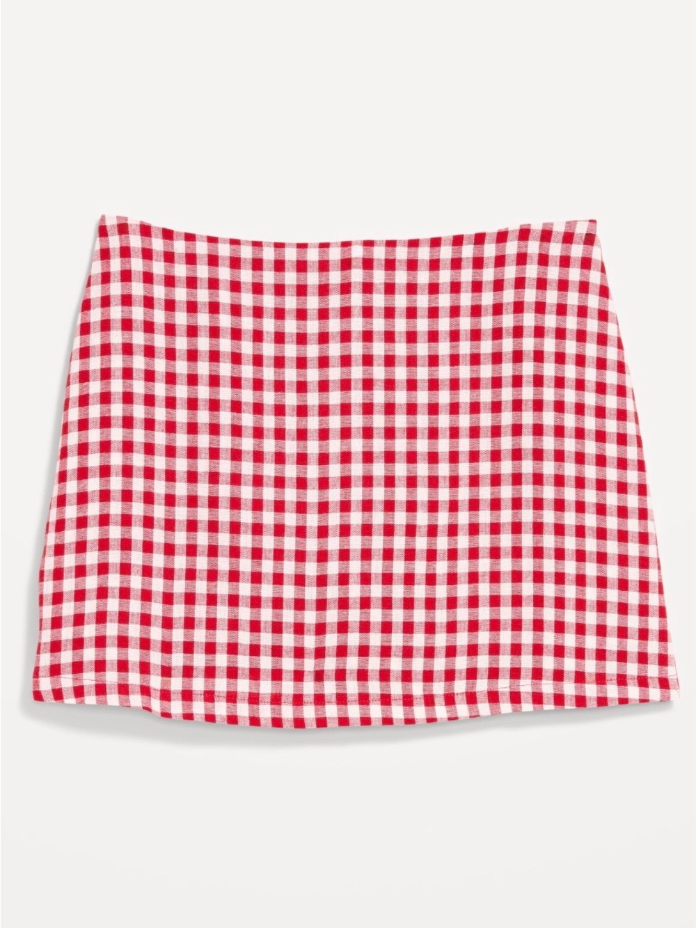 Old Navy Red Gingham Mini Skort - Picture 5 of 6